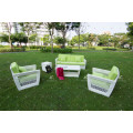 Wicker Patio Poly Rattan Couch Set For Outdoor Garden